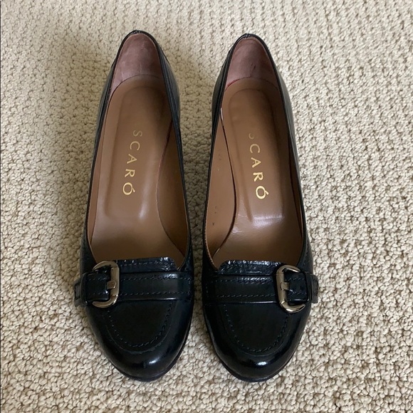 Jaime Mascaro black leather 1.5” heels - Picture 2 of 8
